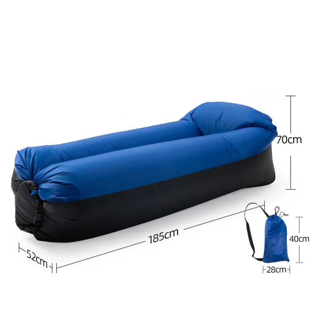 Outdoor Beach Air Sofa Portable Inflatable Sofa Outdoor Camping Party Music Festival Good Quality Inflatable Lazy Mattress Sofa
